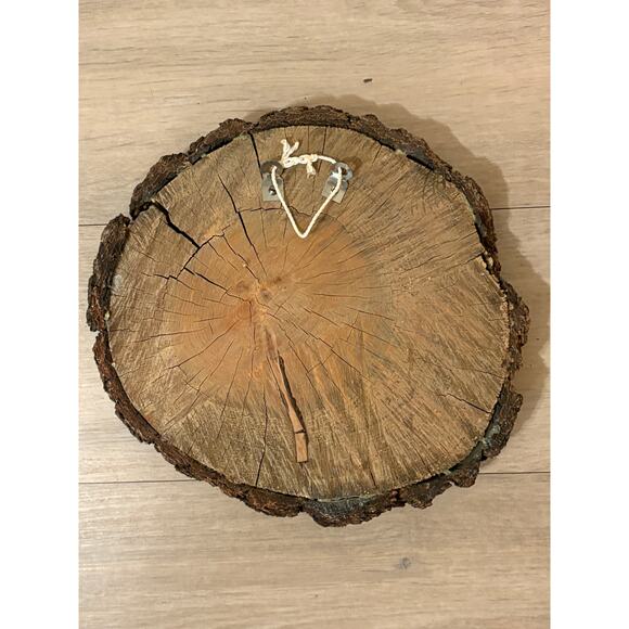 Wooden Handpainted Wall Art Plaque Floral - Picture 3 of 3